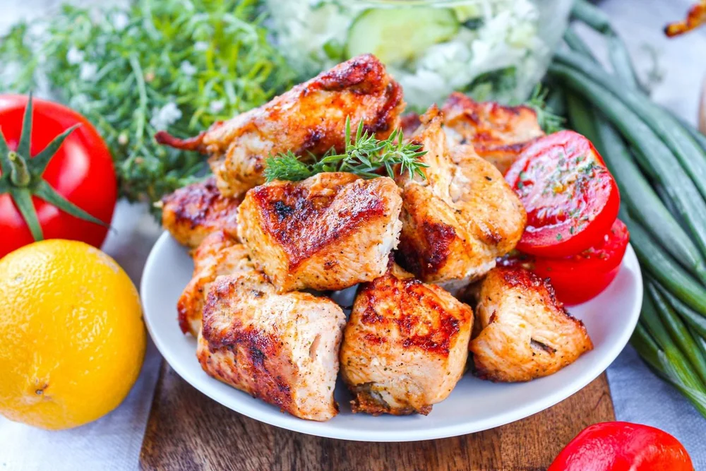 Шашлык из куриной грудки